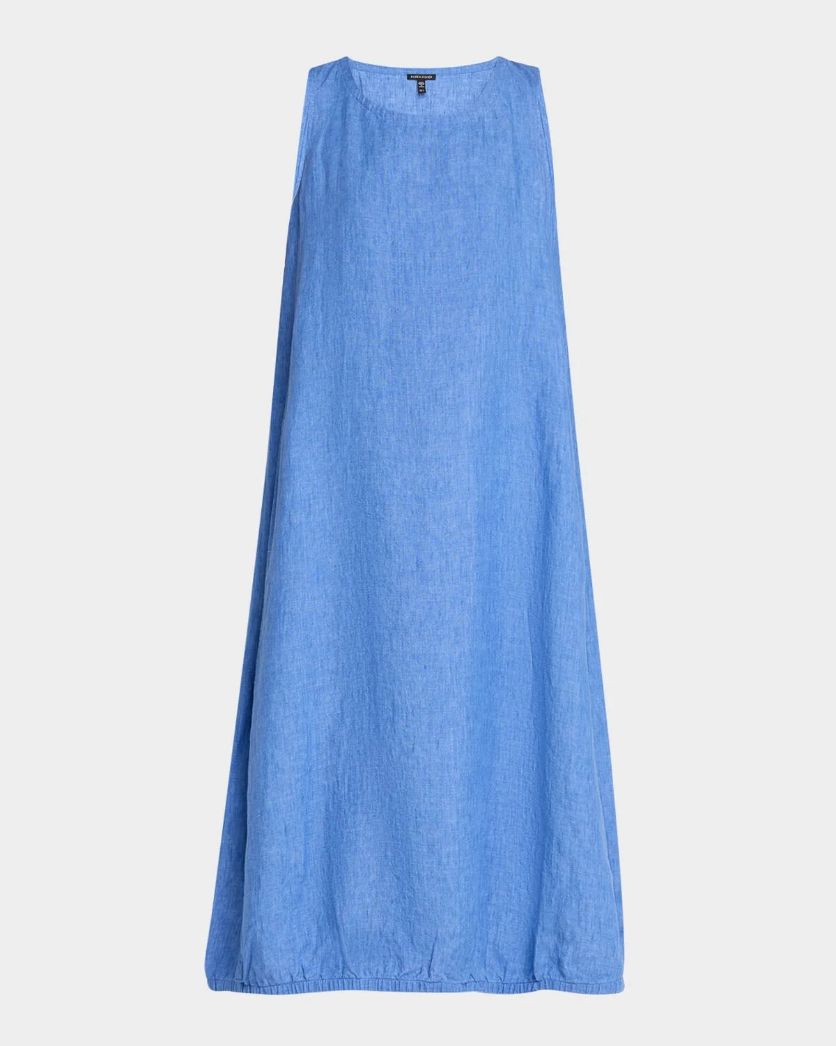 Sleeveless Organic Linen Midi Dress - 1