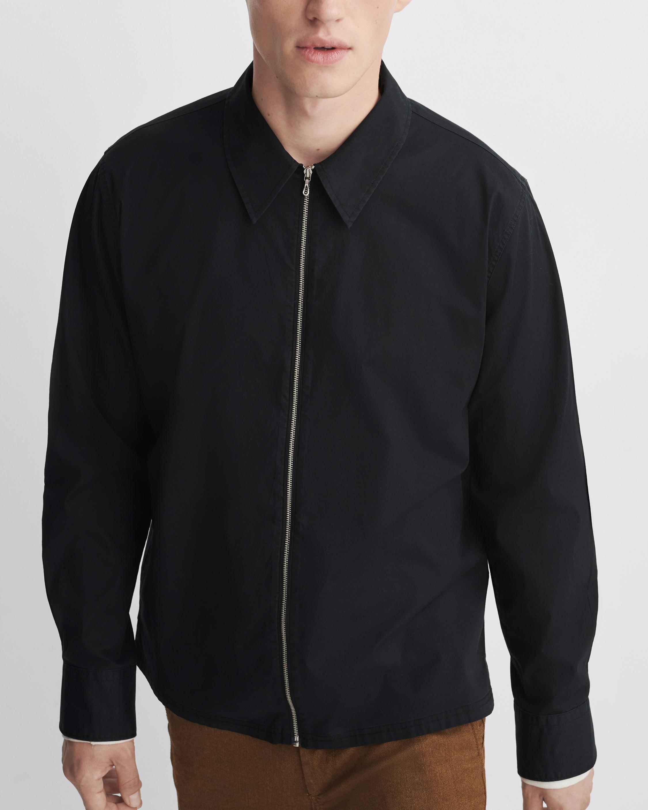 Dalton Cotton Poplin Zip Shirt
Relaxed Fit - 6