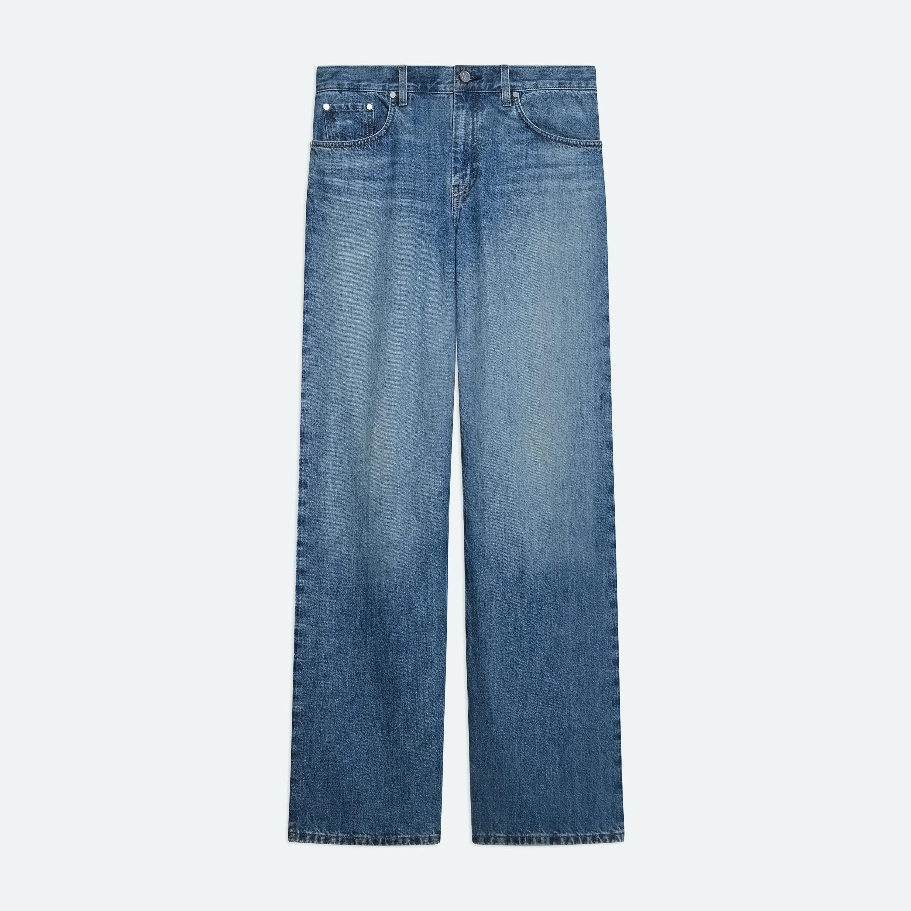 LOW-RISE DROP JEANS - 1