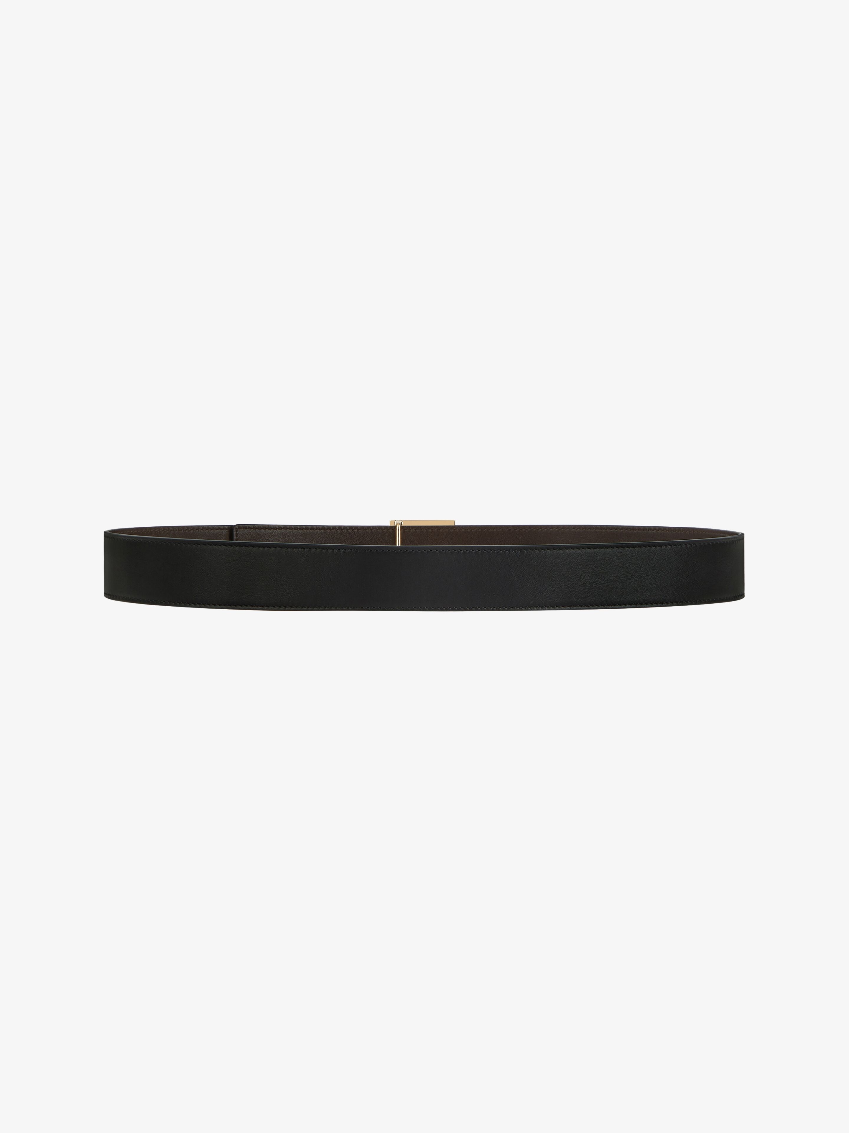 4G REVERSIBLE BELT IN LEATHER - 4