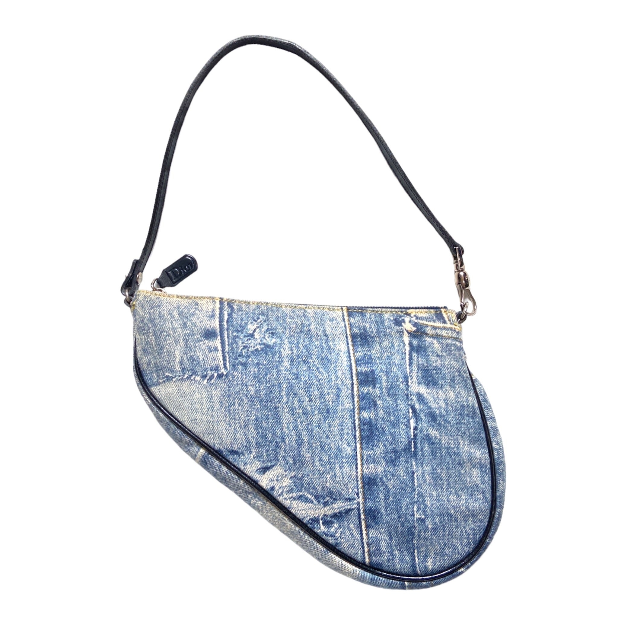 Dior Dior spring 2001 Speedway mini saddle pochette handbag