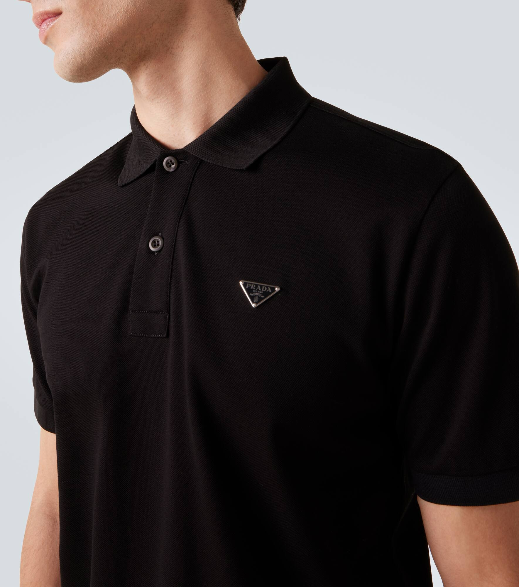 Logo cotton polo shirt - 5