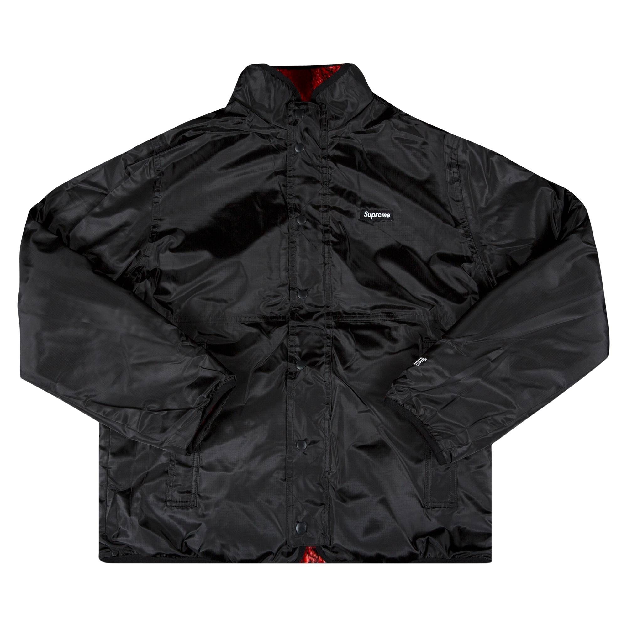 Supreme Reversible Bandana Fleece Jacket 'Red' - 2