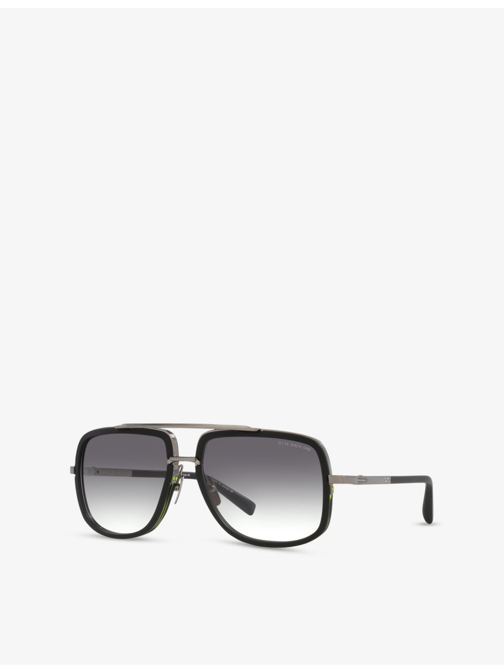 D4000450 MACH ONE DRX 2030 Square-Frame Titanium Sunglasses - 2