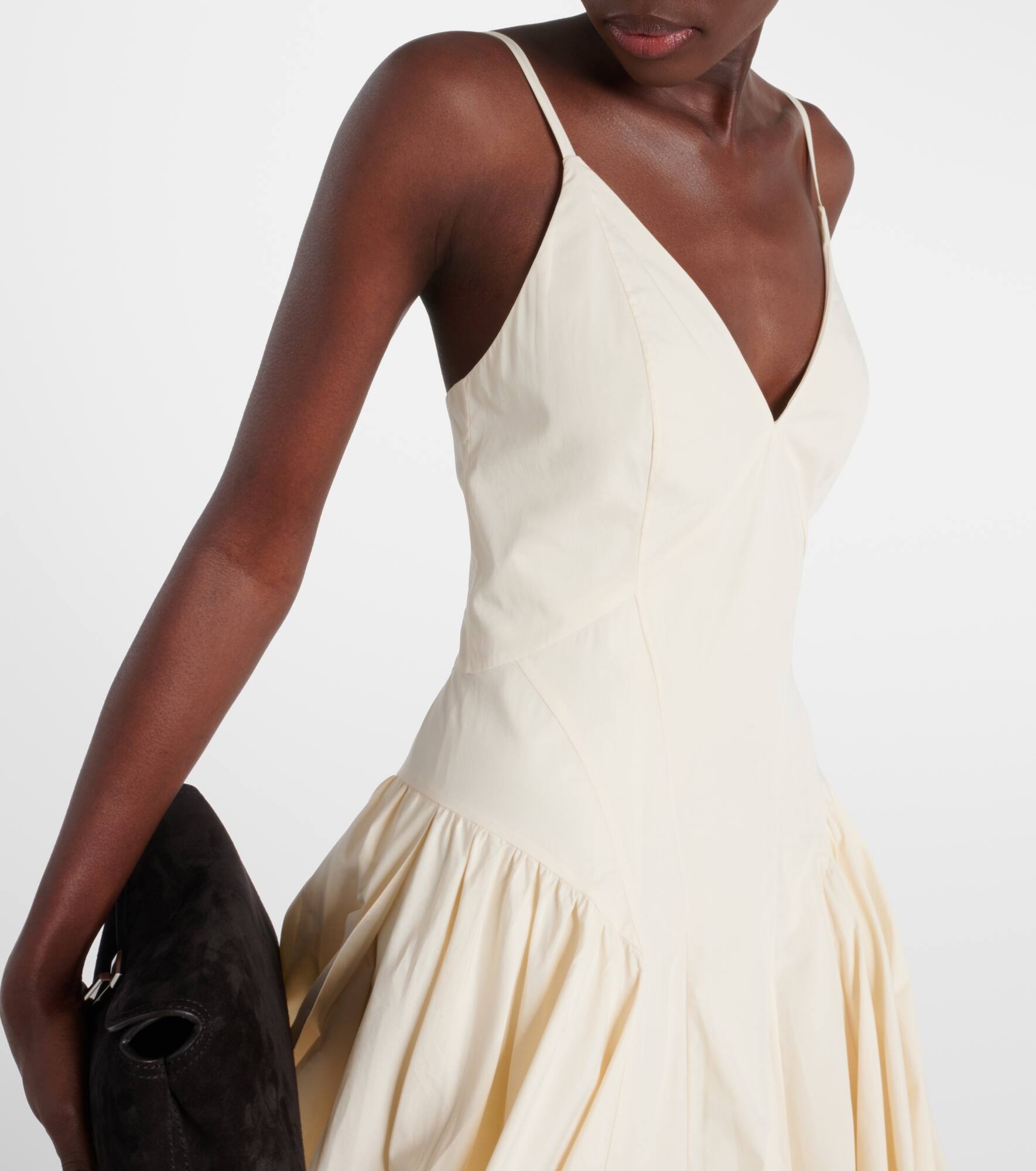 Solene cotton poplin midi dress - 4