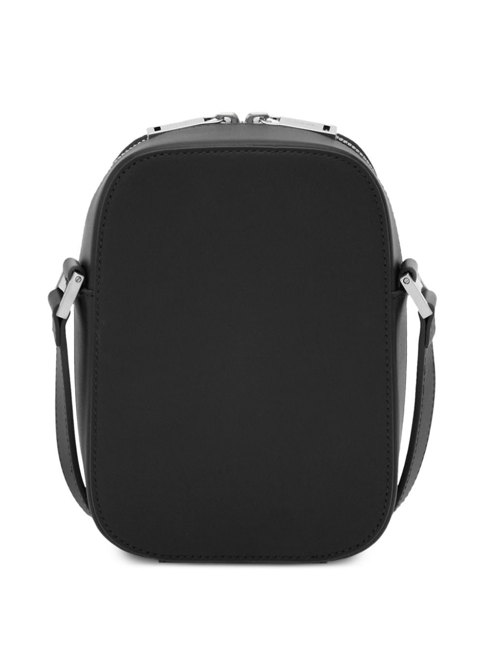 logo-debossed leather shoulder bag - 3