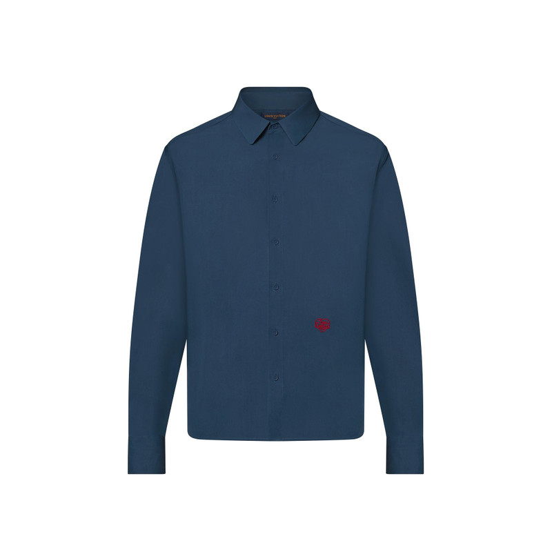 Embroidered Heart Long Sleeve Shirt 1