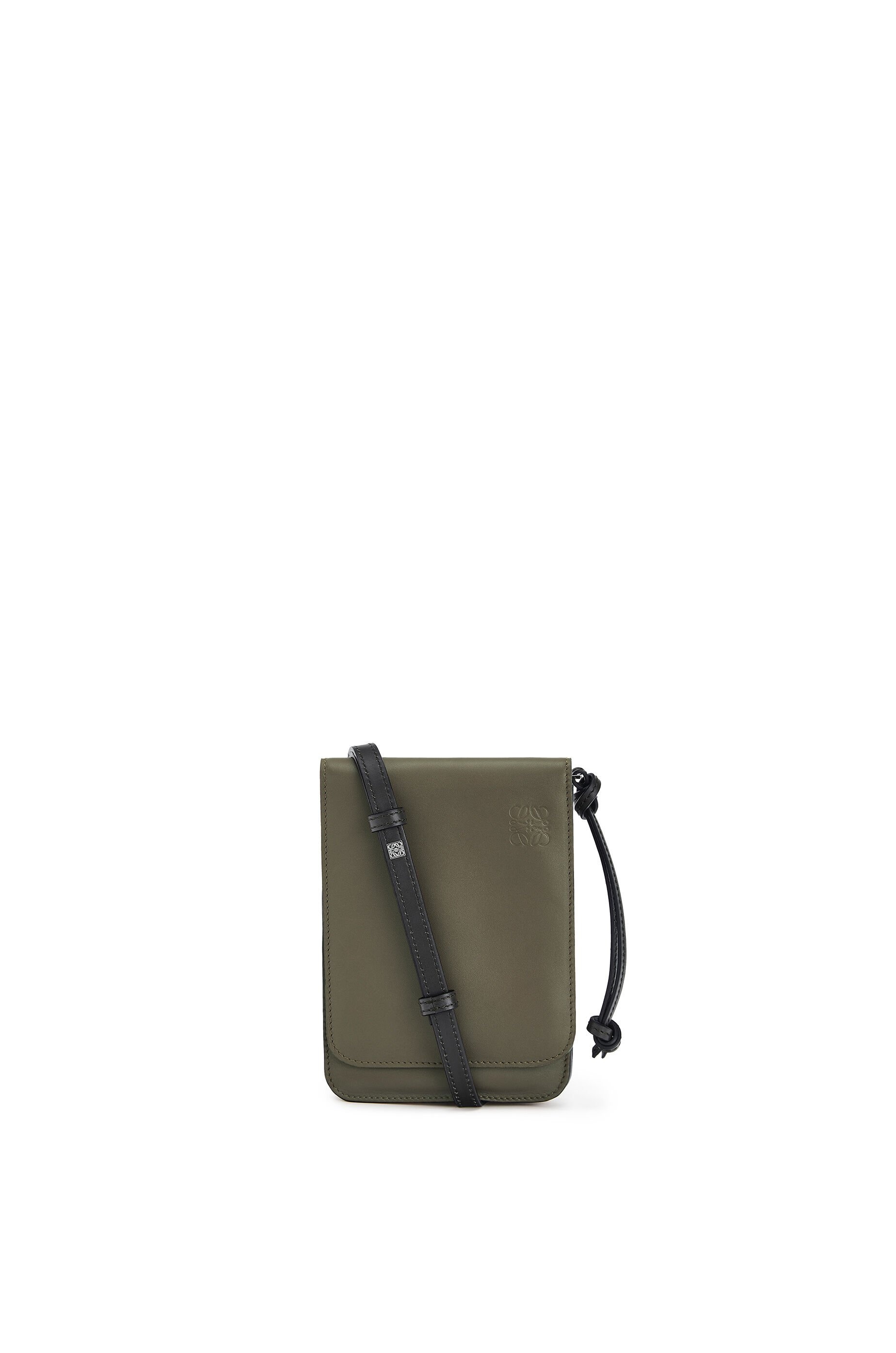 Flat Gusset Crossbody bag in smooth calfskin - 1