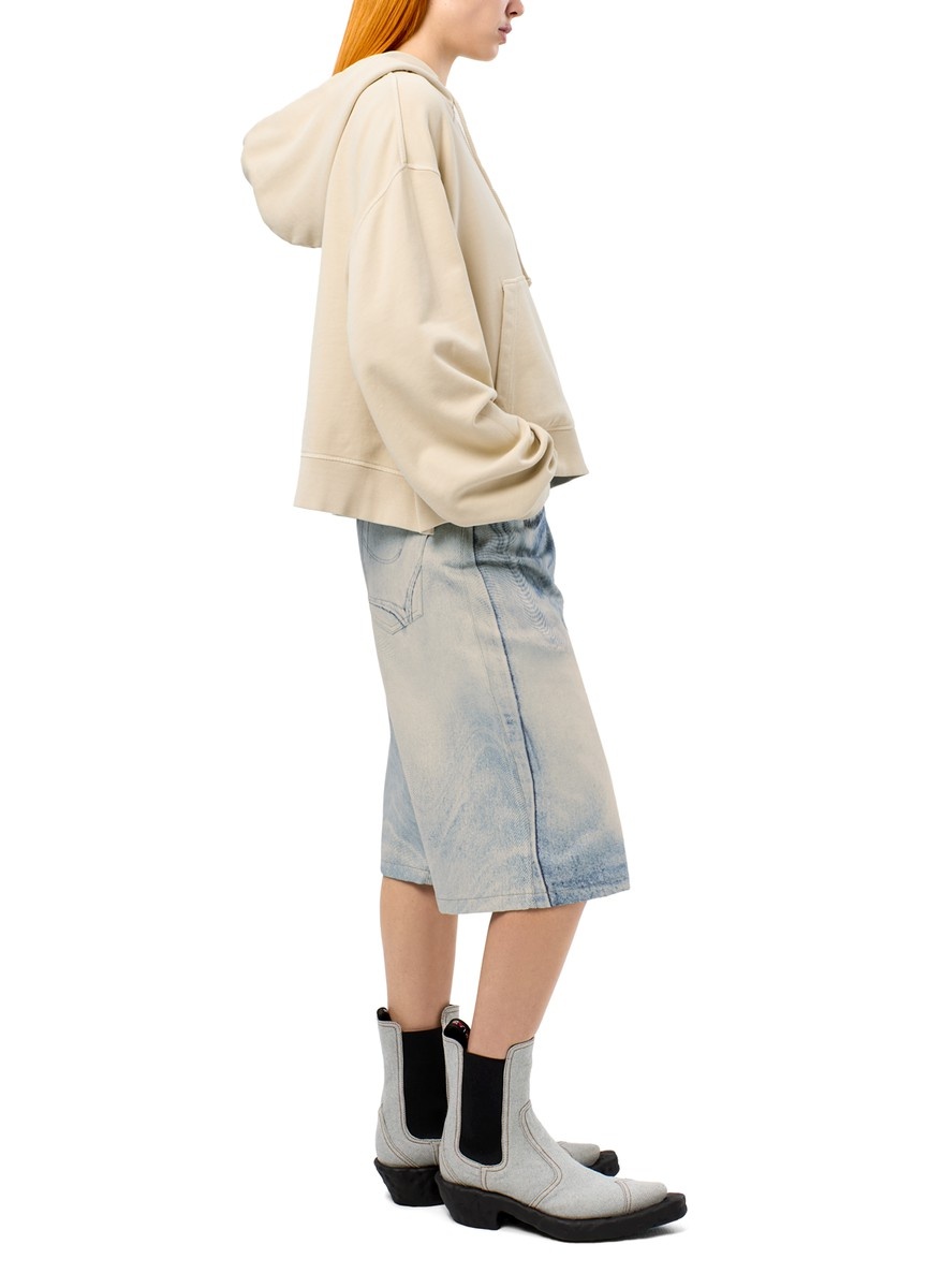 パンツ Camper Lab Denim Shorts size34 CamperLab abstract-print Denim Shorts | Black | FARFETCH