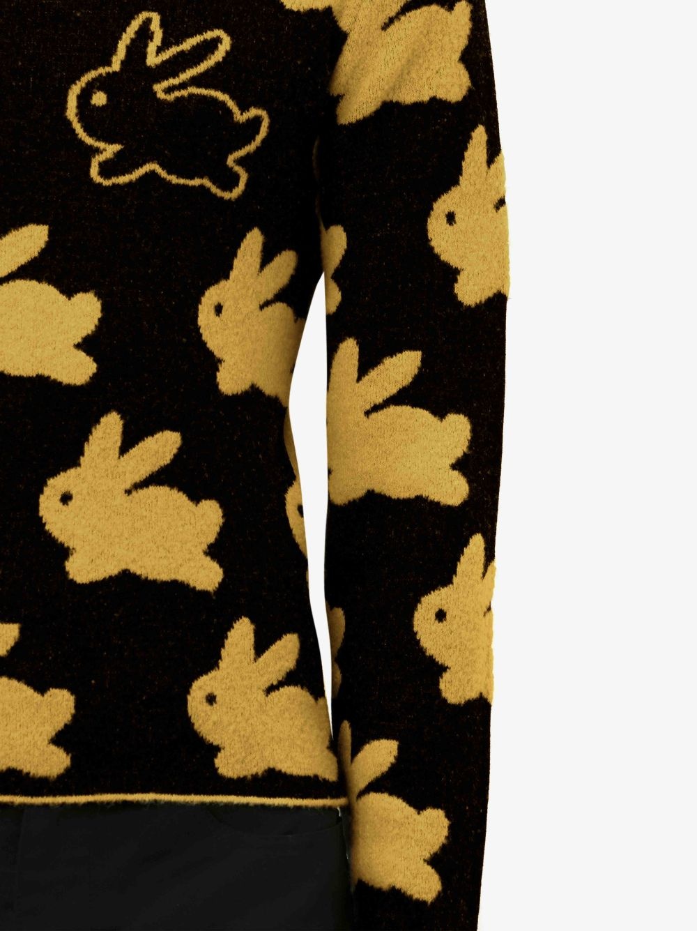 ALL OVER BUNNY TURTLENECK JUMPER - 6