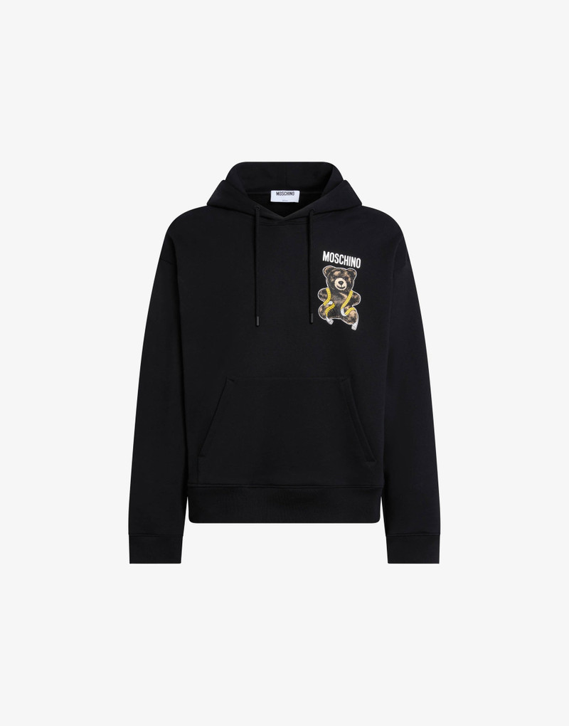 MOSCHINO TEDDY BEAR COTTON SWEATSHIRT - 1
