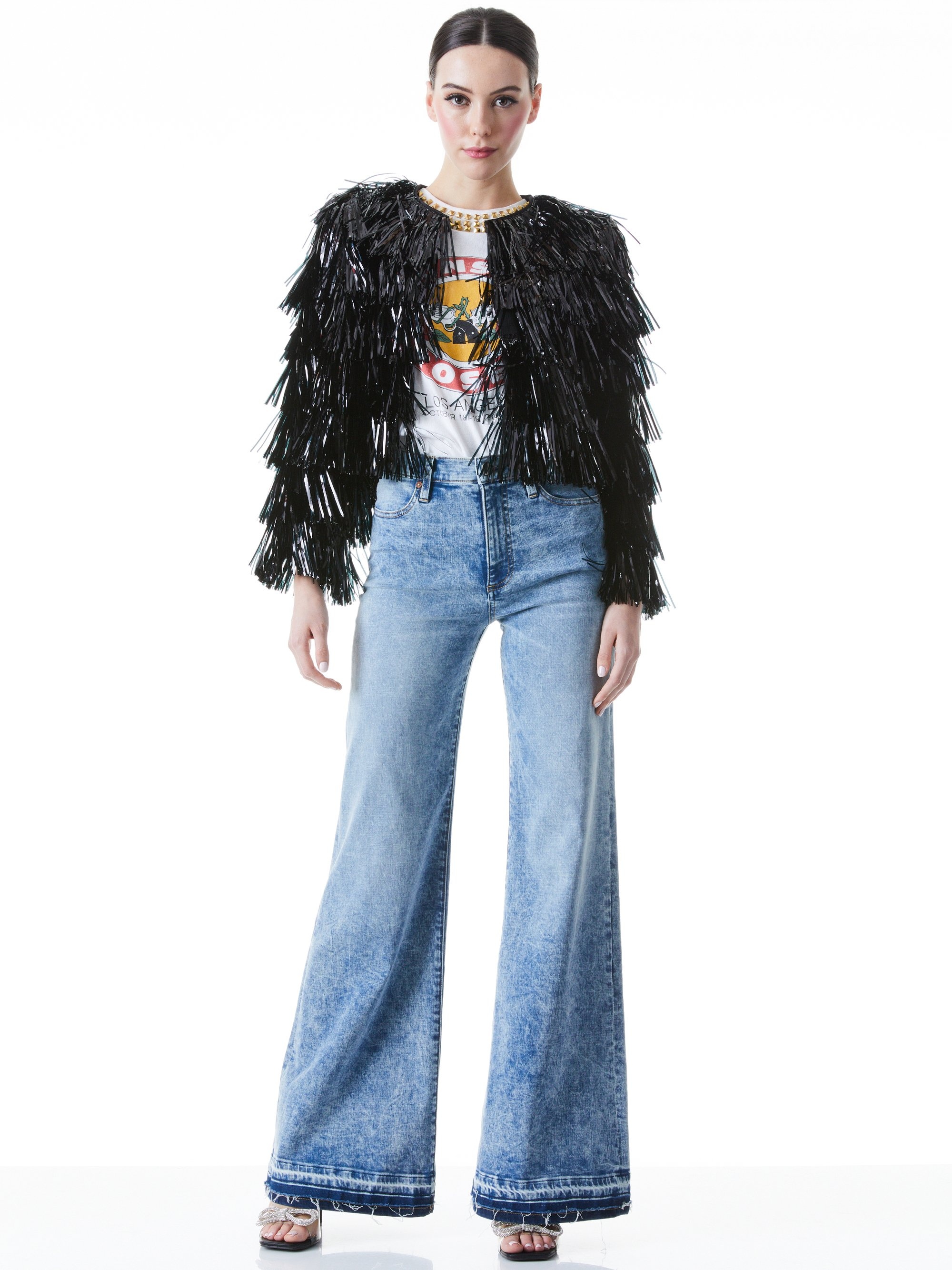 FAWN FRINGE TINSEL JACKET - 4