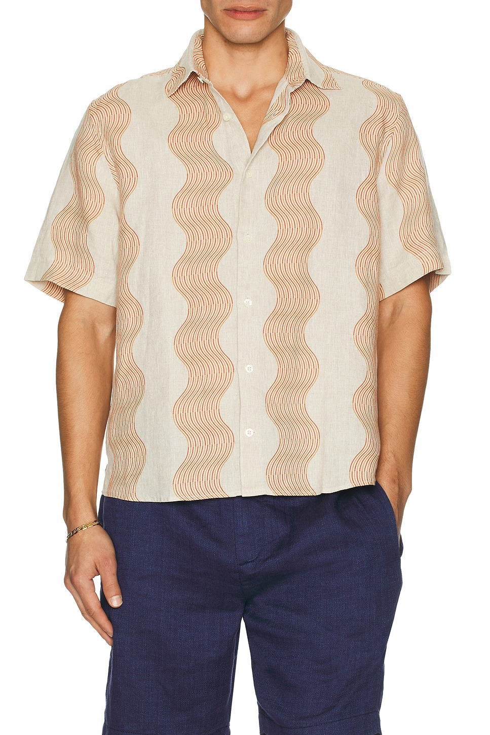 Castro Duo Cabana Stripe Short Sleeve Shirt - 3