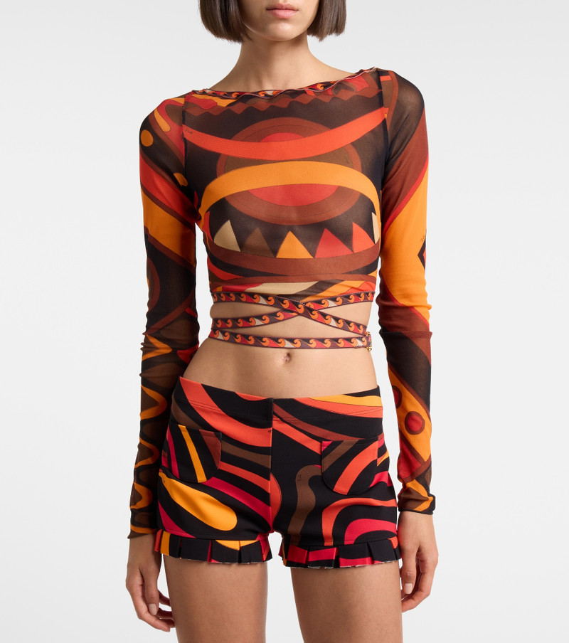 PUCCI Marmo jersey shorts outlook