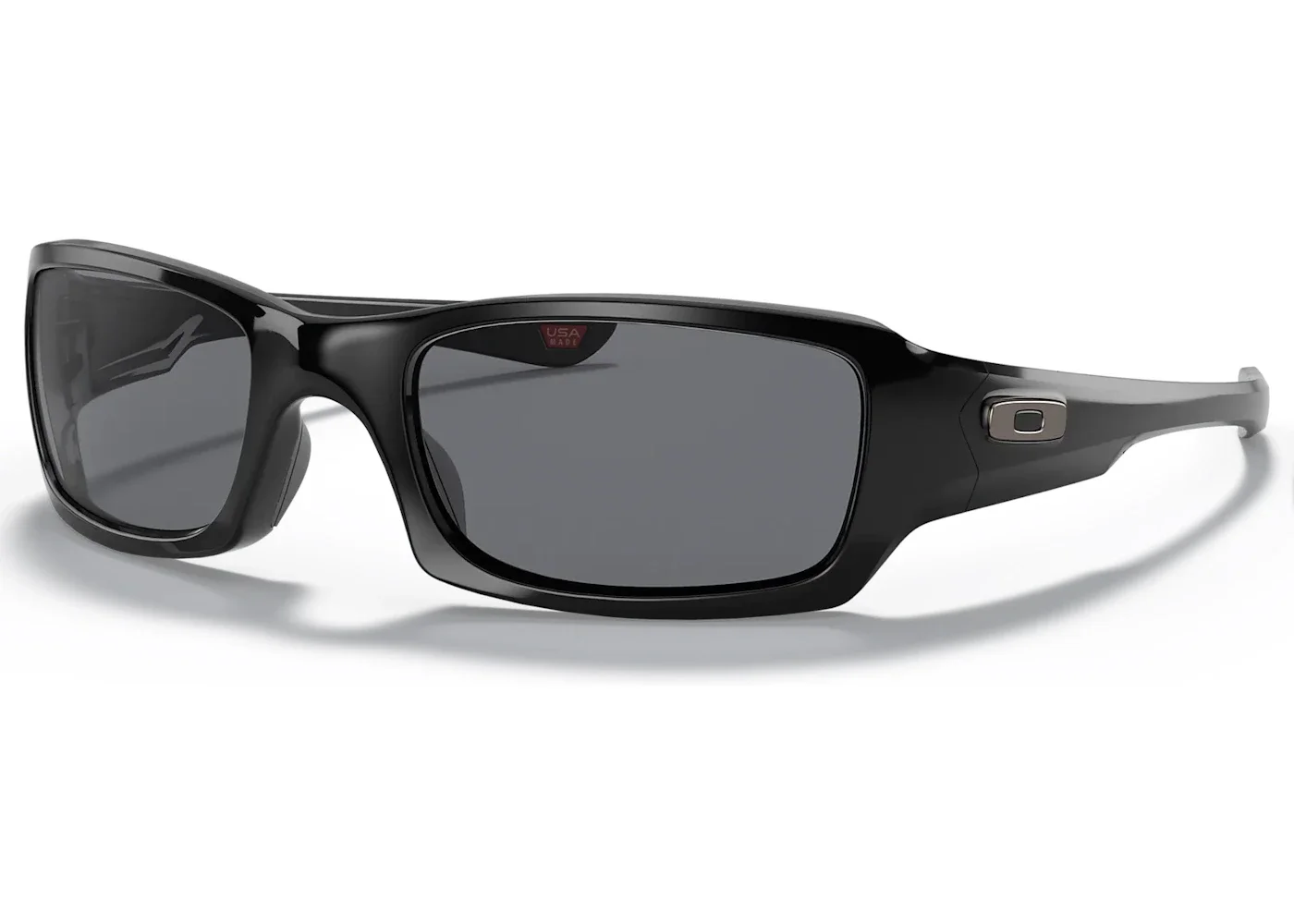 Oakley Five Squared Sunglasses Polished Black/Grey (OO9238-04) - 1