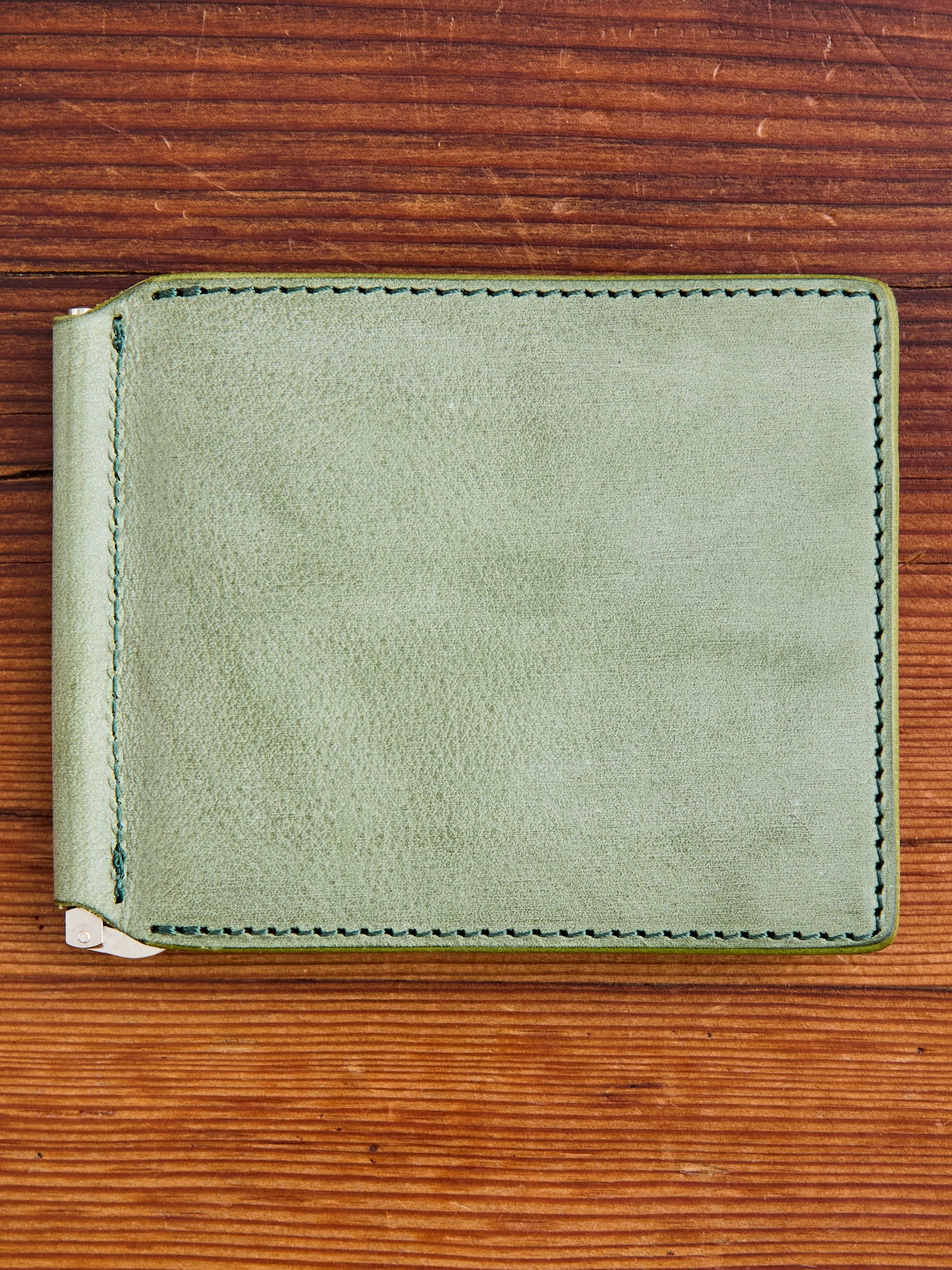 Money Clip Wallet in Green - 1
