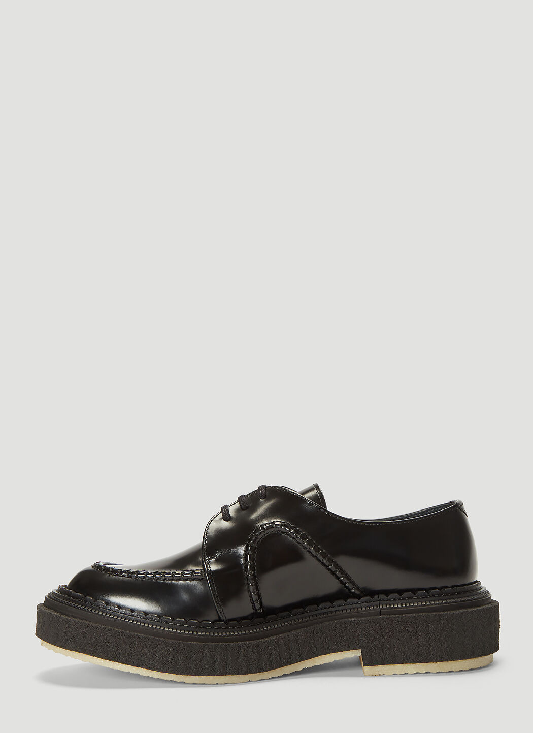 Leather Lace-Up Shoes - 3