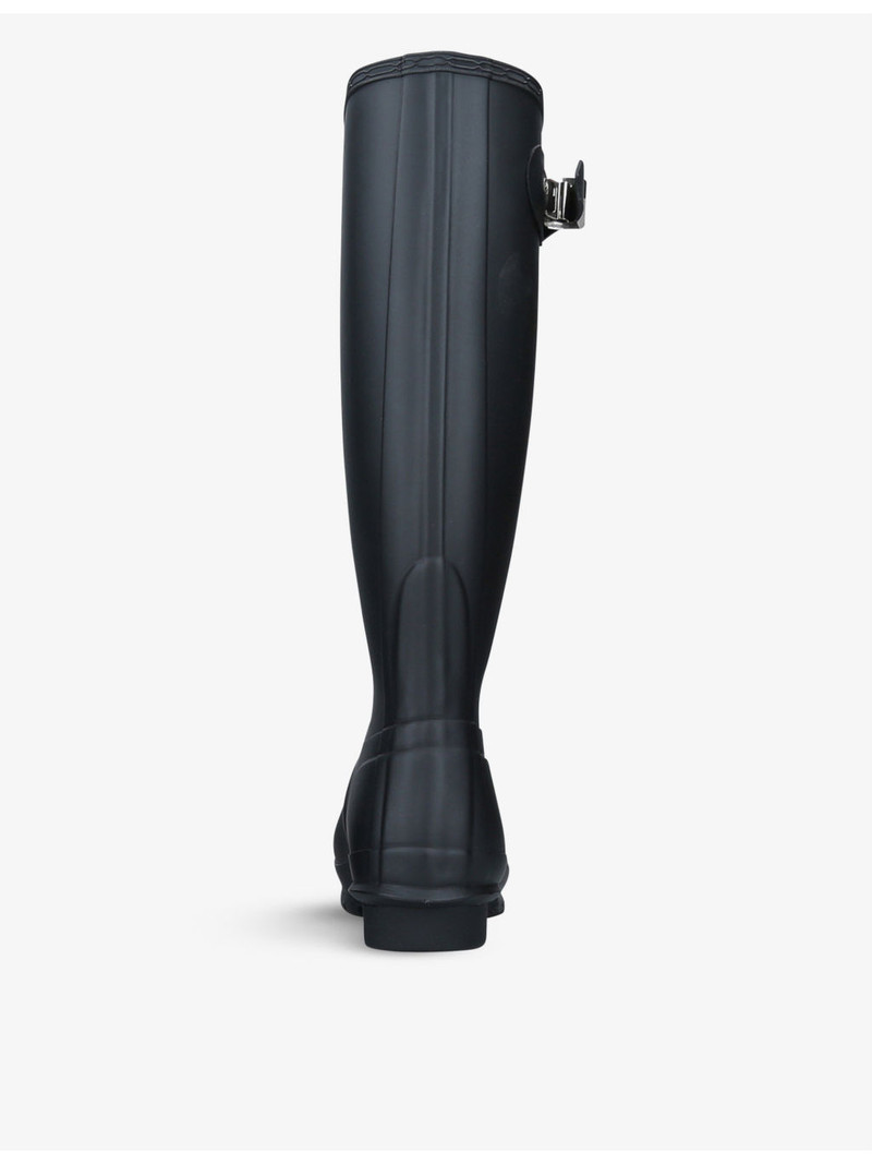HUNTER Original Tall vulcanised natural-rubber Wellington boots outlook