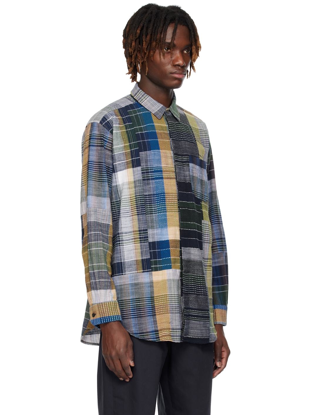 Multicolor Short Collar Shirt - 2