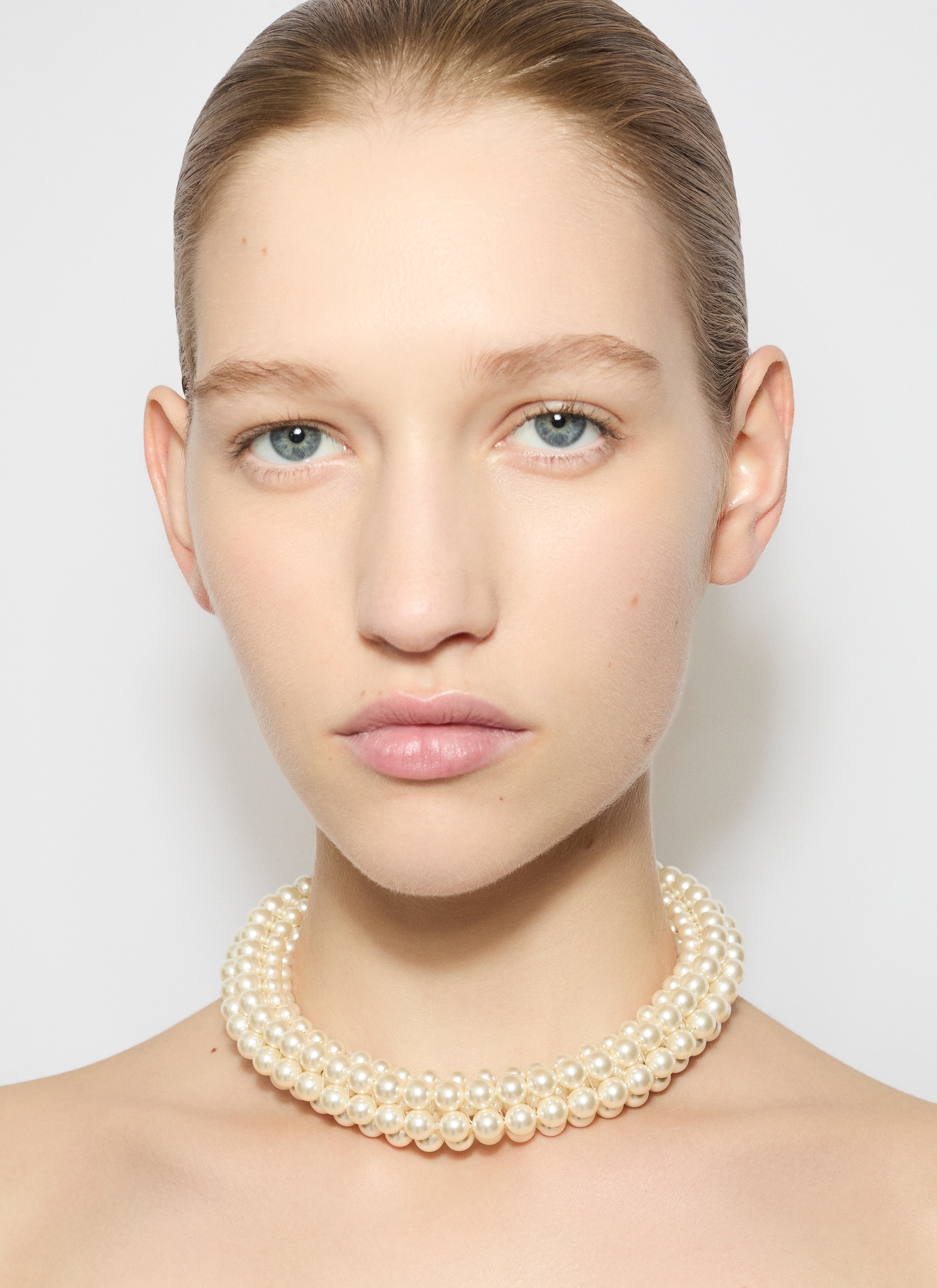GRAPHIC PEARL NECKLACE - 2