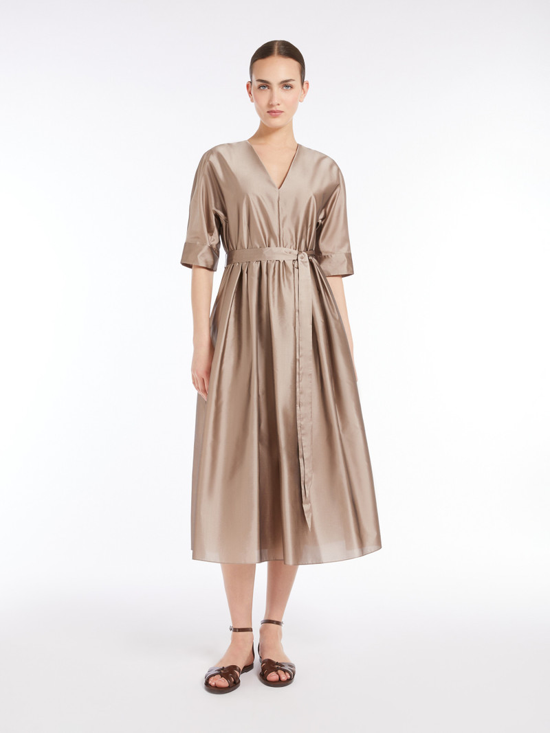 'S Max Mara VIOLA Long silk organza dress outlook