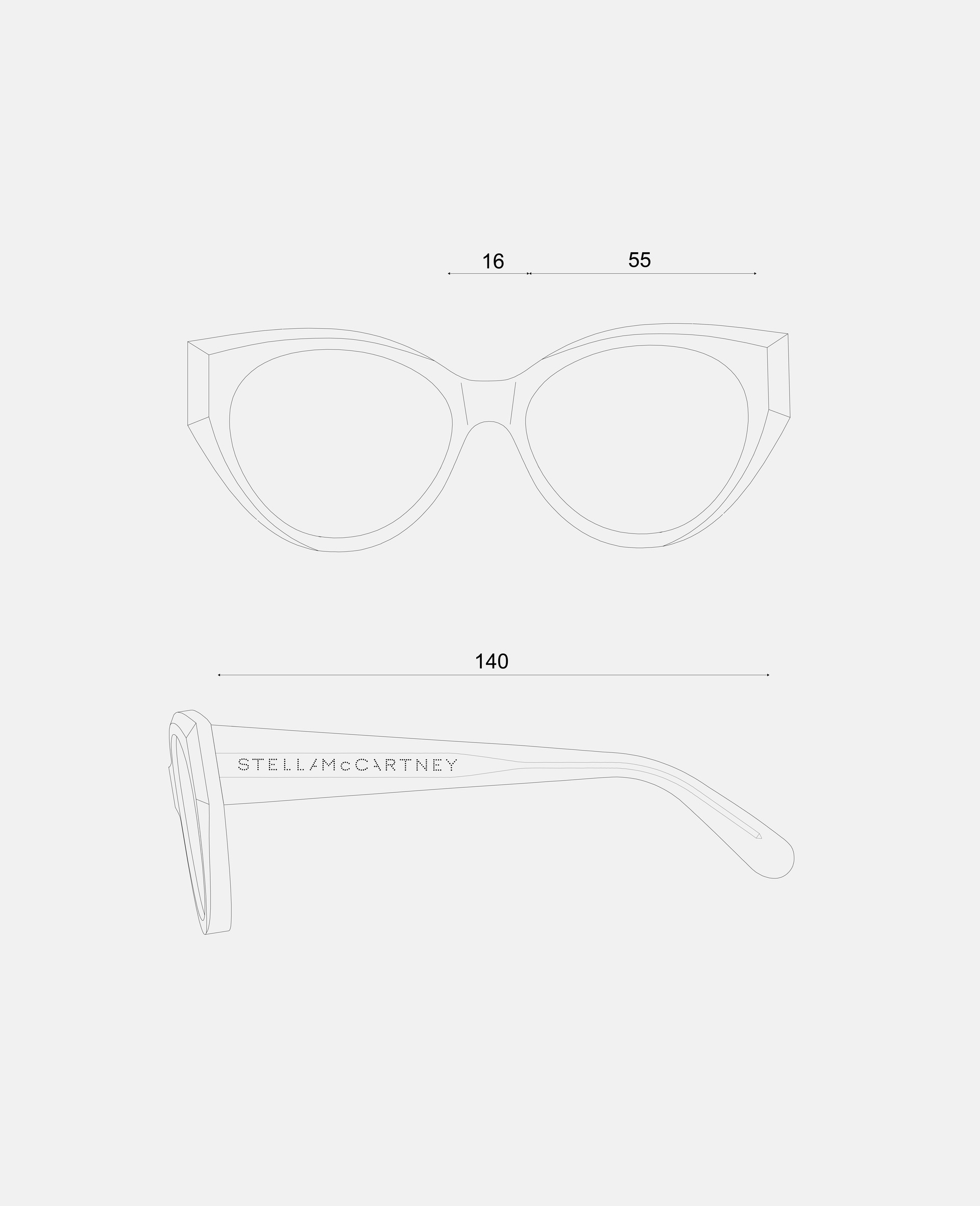 Round Cat-Eye Sunglasses - 4