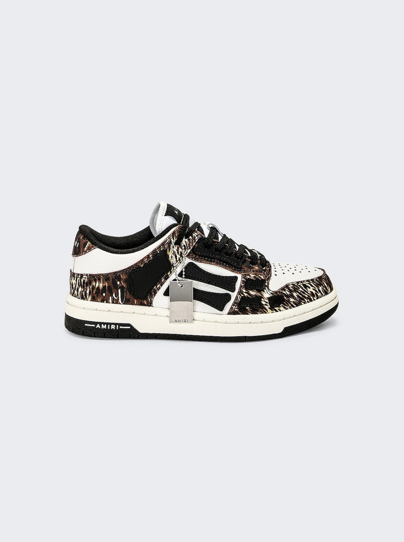 Skel Top Low Sneakers White and Brown - 1