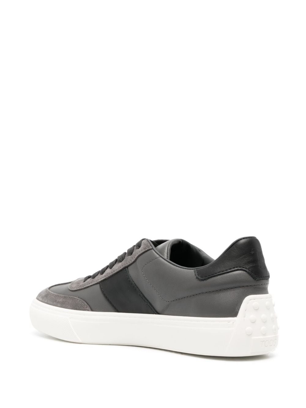 panelled low-top sneakers - 3