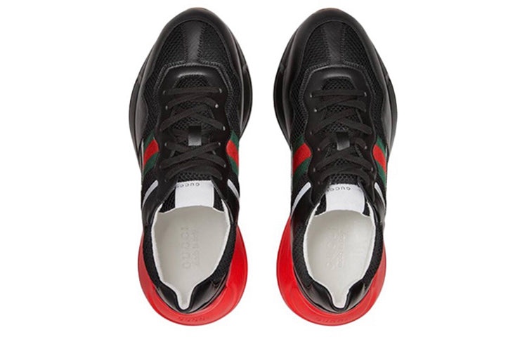 (WMNS) Gucci Rhyton 'Black Red Green Reflective' 645771-2H040-1093 - 3