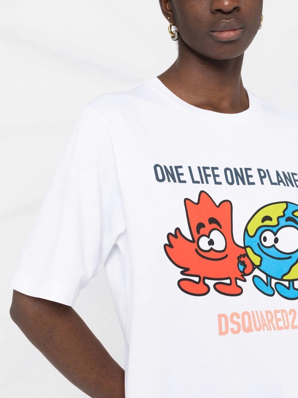 graphic-print cotton T-shirt - 5