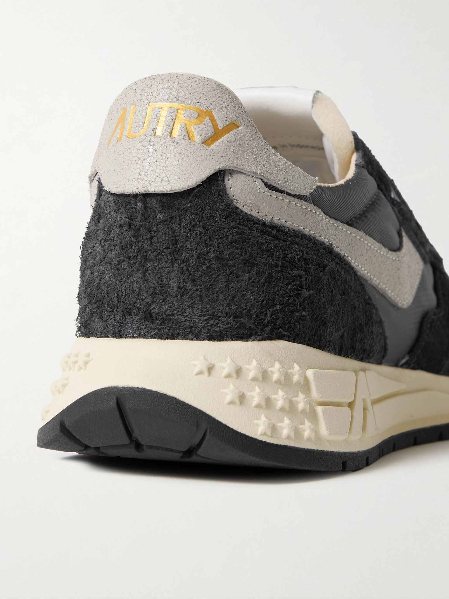 Reelwind Low Suede and Shell Sneakers Black - 6