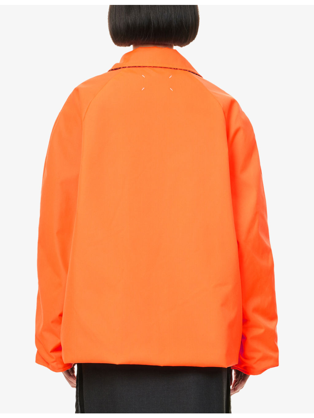 Relaxed-Fit Buttoned-Collar Woven Jacket - 4