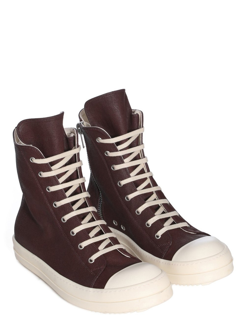 35mm denim high-top sneakers 6