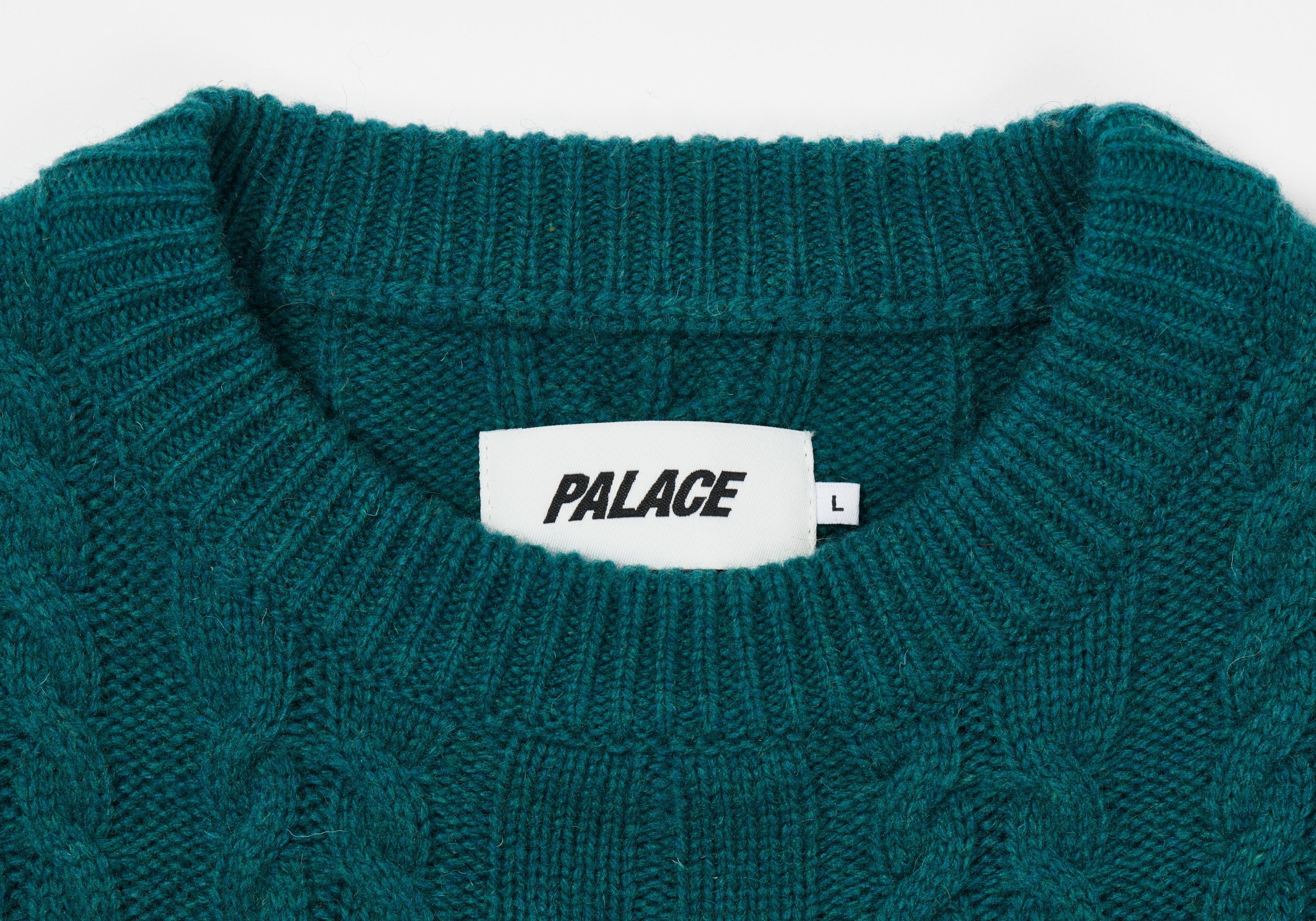 CABLE KNIT TEAL - 4