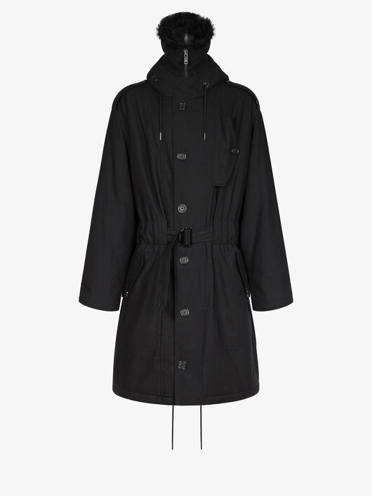 HOODED PARKA IN SHEEP LINING - 7