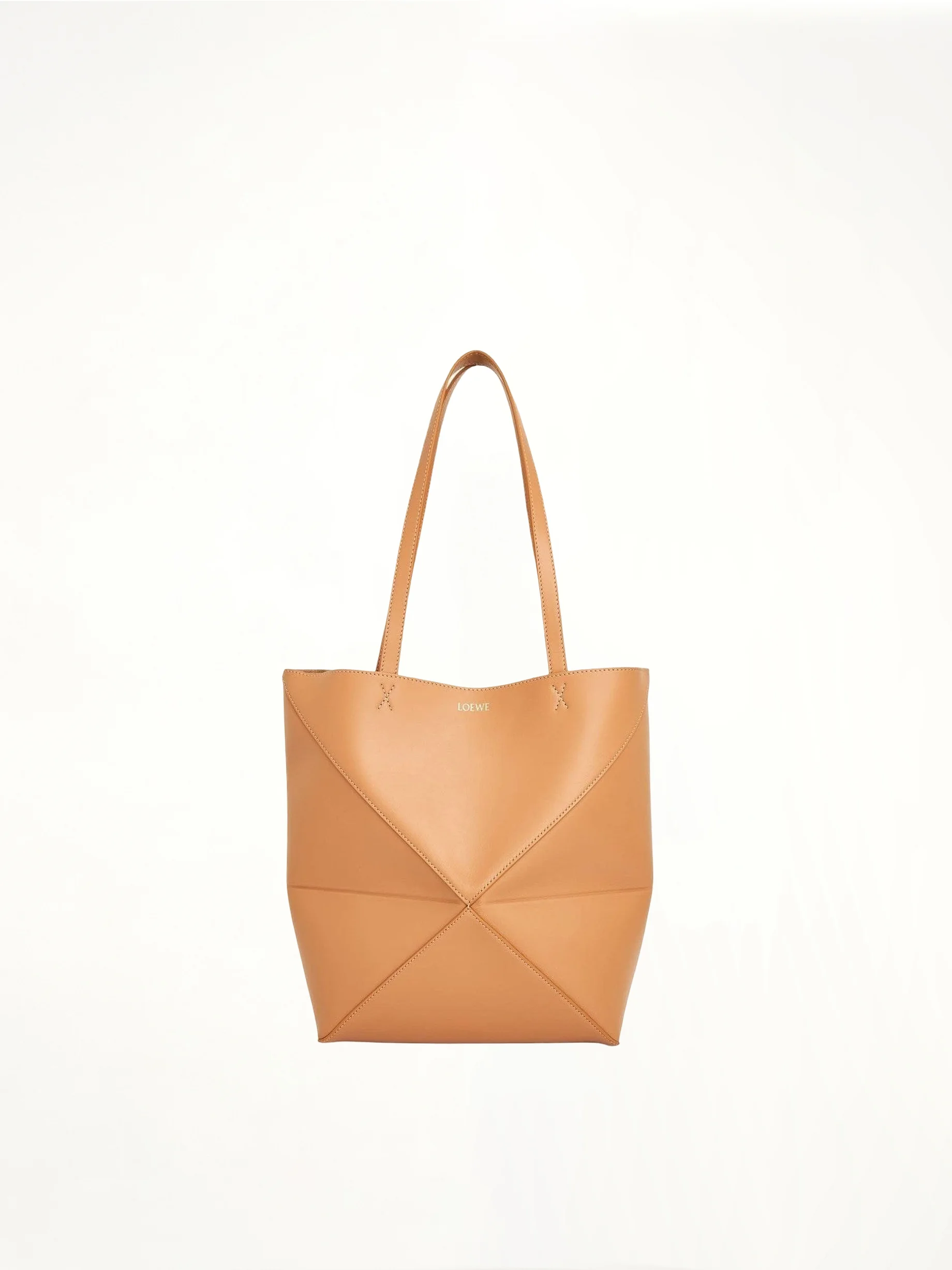 Medium Puzzle Fold Tote Bag in Warm Desert - 1