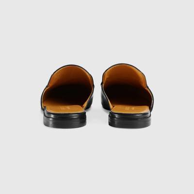 GUCCI Men's Princetown Leather slipper outlook