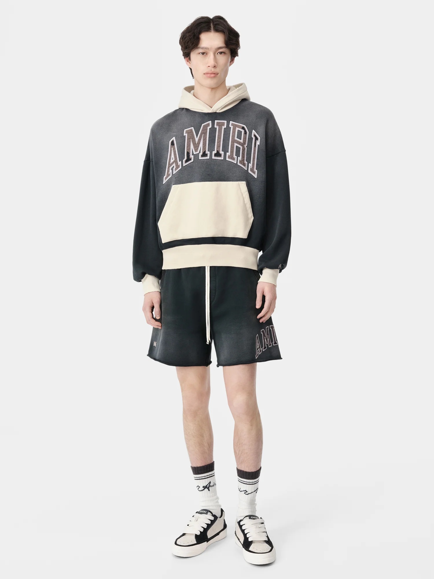 AMIRI AMIRI VINTAGE COLLEGIATE SHORT | REVERSIBLE