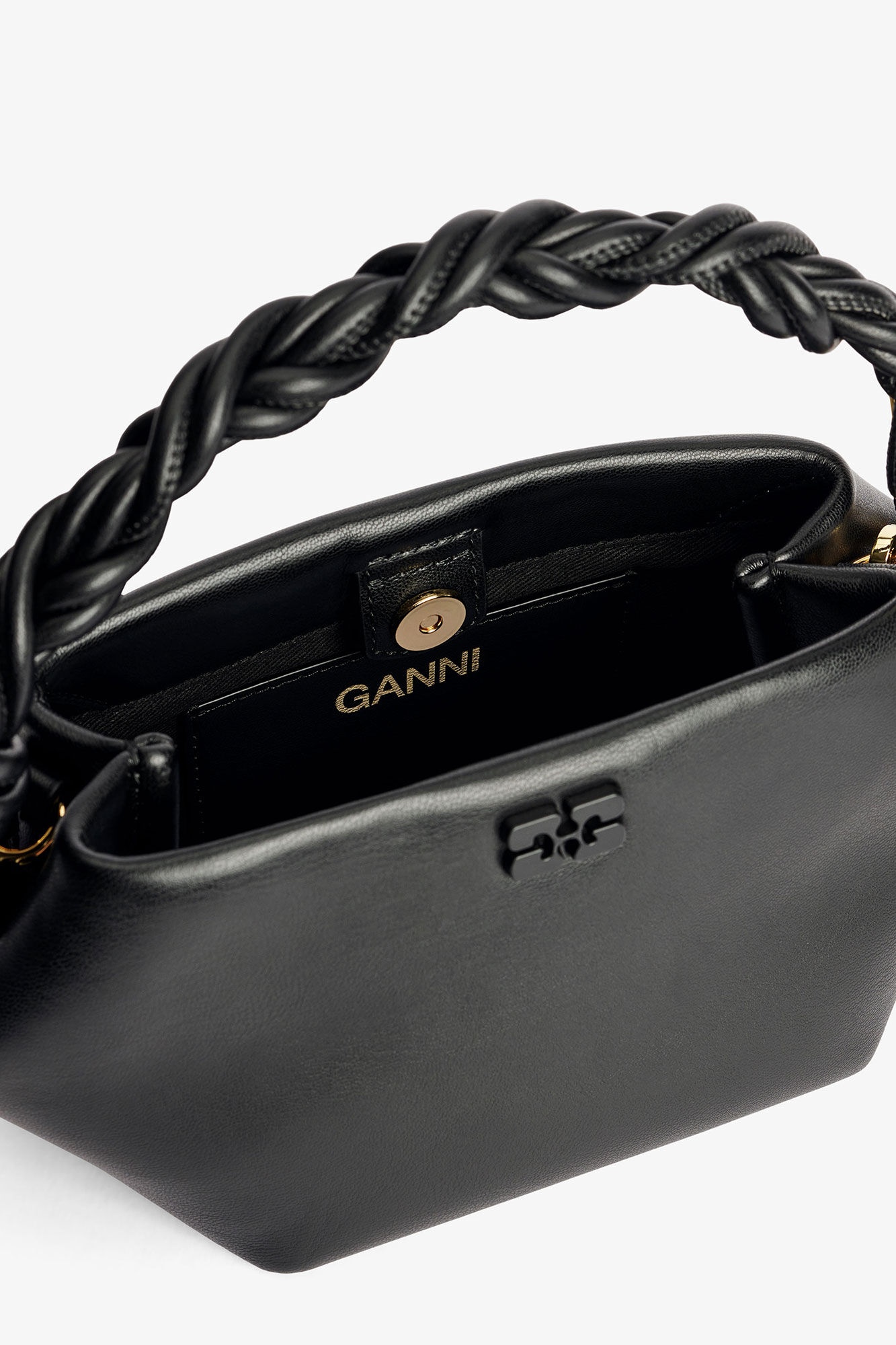 BLACK MINI GANNI BOU BAG - 6