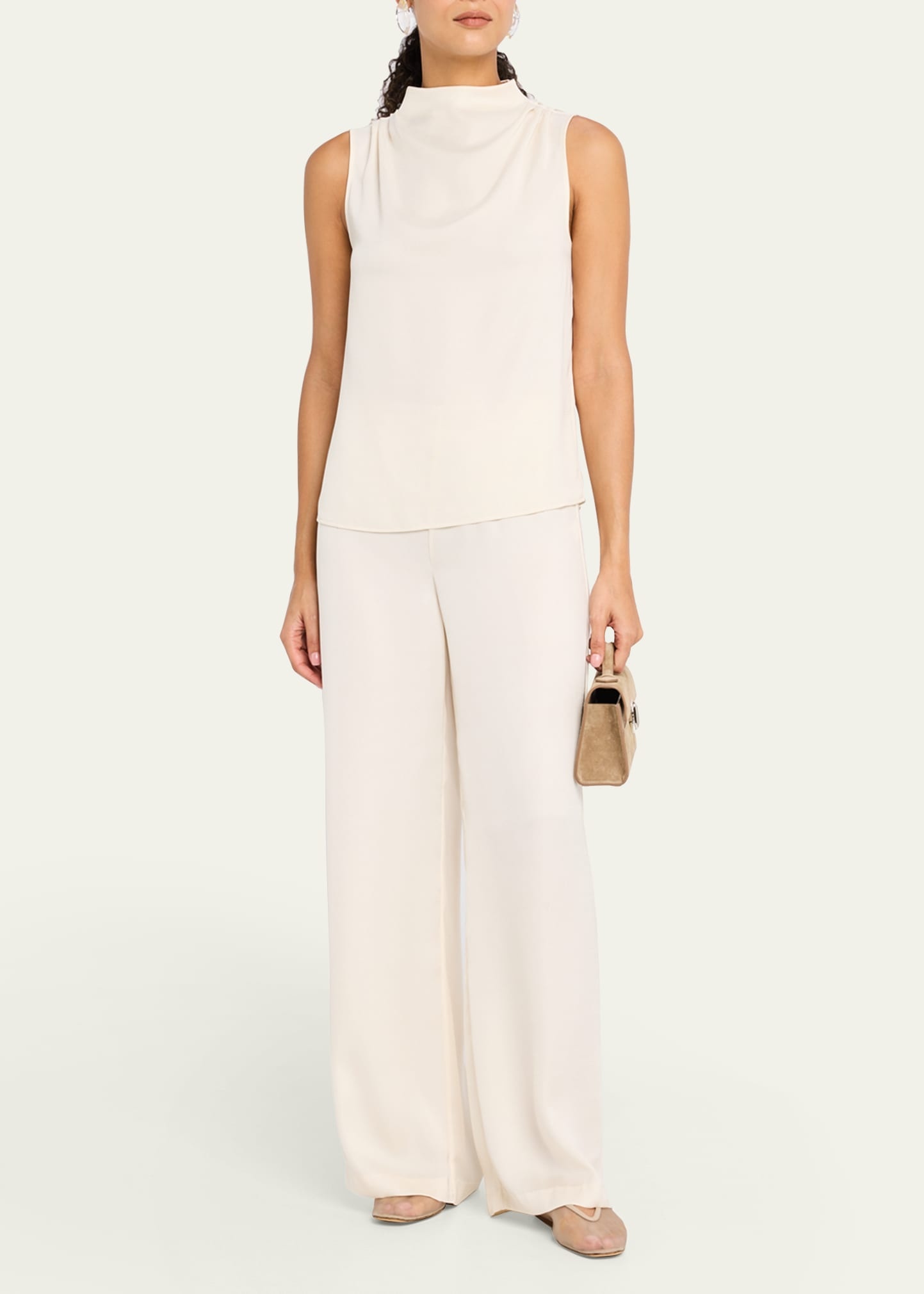 Julie Gathered High-Neck Top - 2