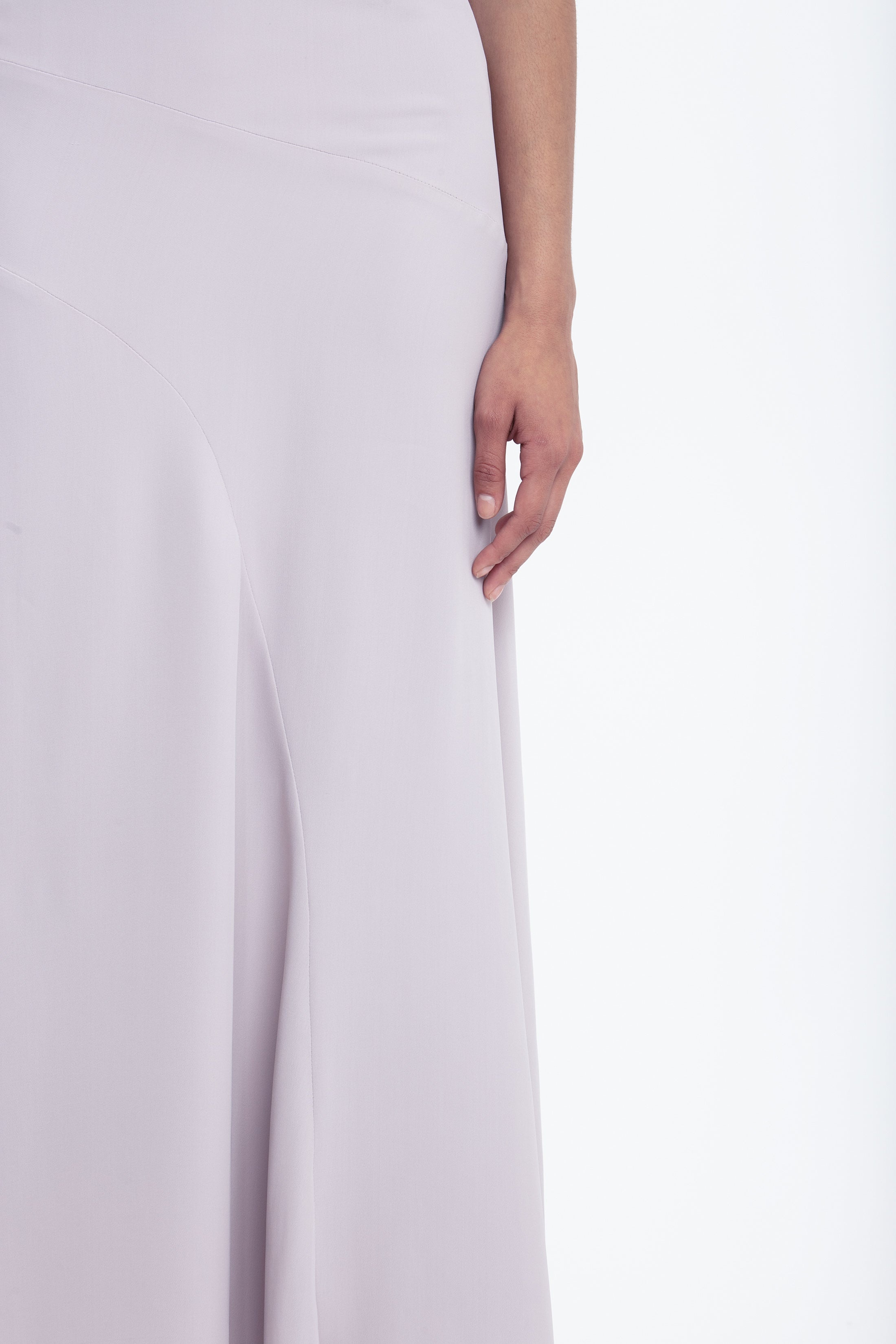 Spiral Seam Skirt In Heather - 5