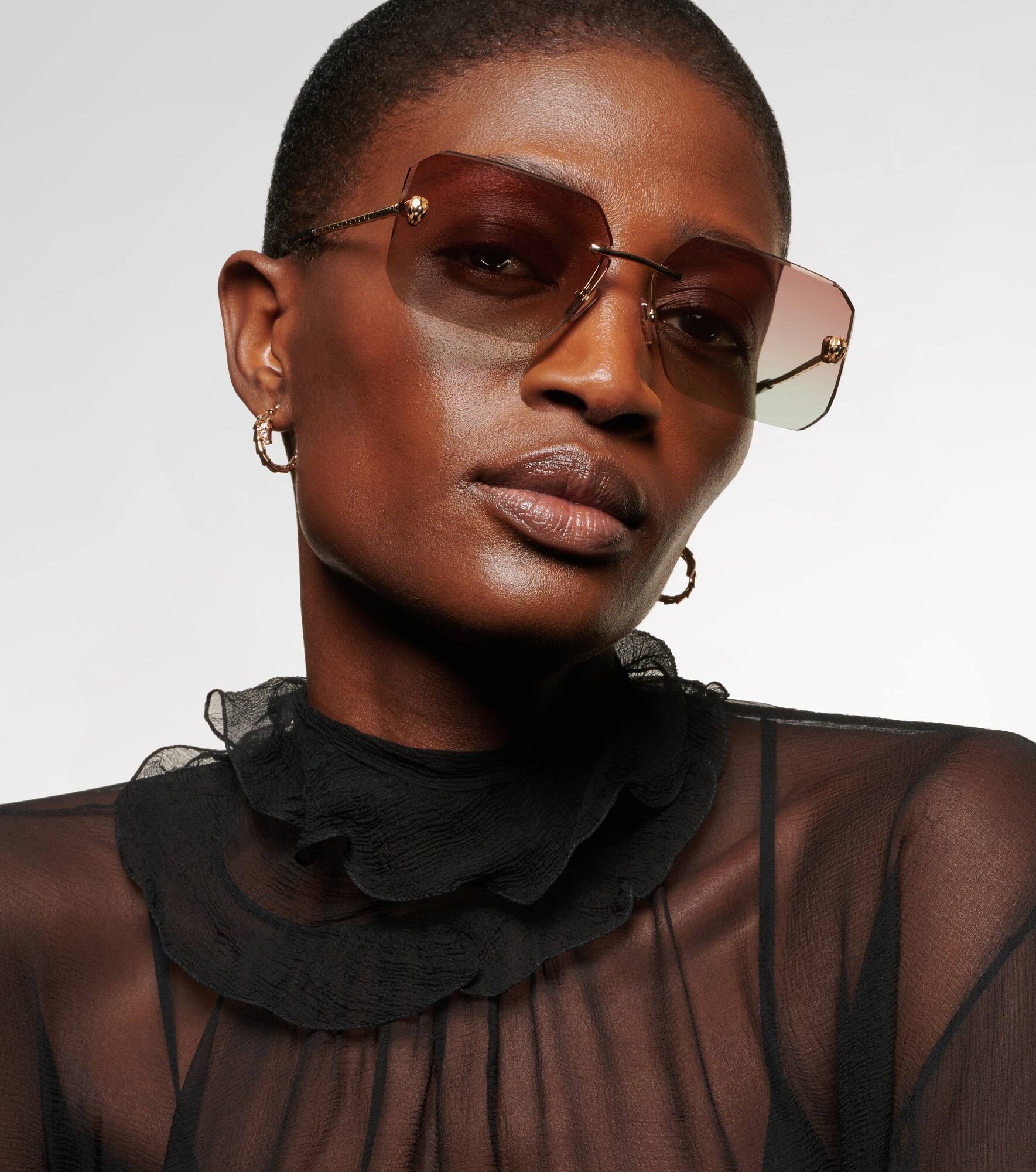 Serpenti square sunglasses - 6