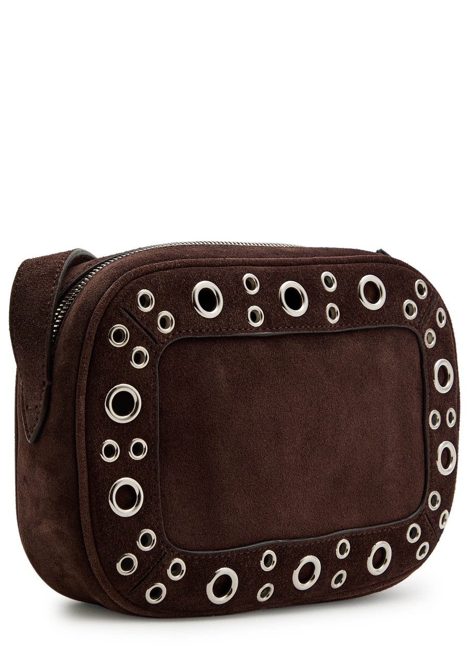 Valentino Garavani Nellcôte Studded Suede Cross-body bag - 2