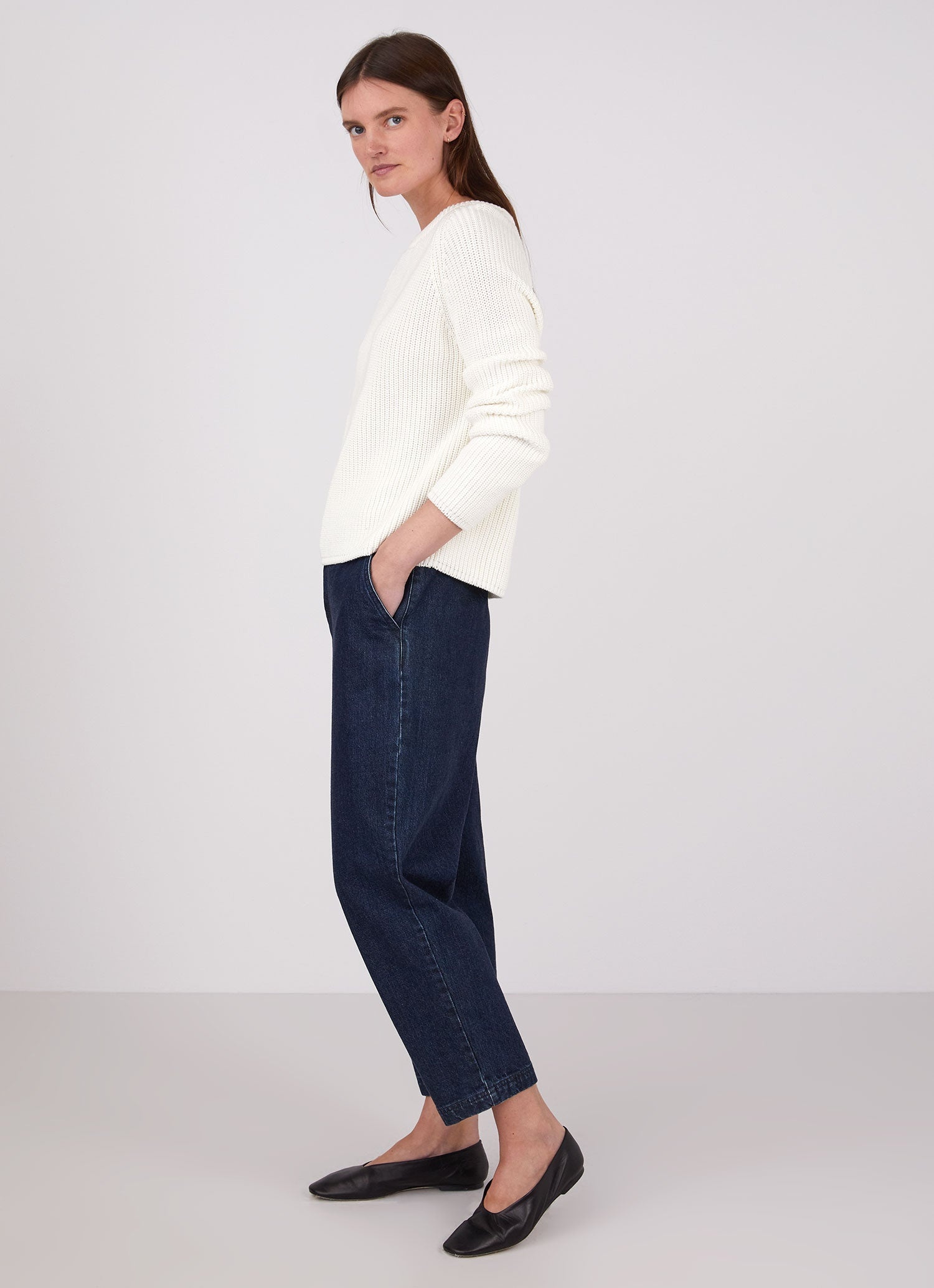 Boxy Crew Neck Jumper - 3
