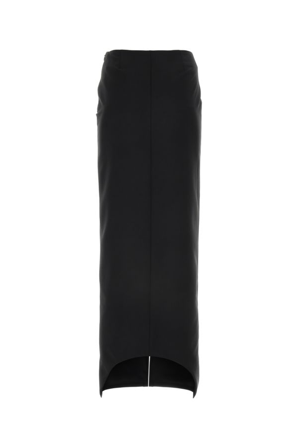スカート GIVENCHY FW23 Black wool blend skirt (BW40RA14RQ 001) Givenchy Low Waist Skirt BW40RA14RQ-001 BLACK | IlDuomo