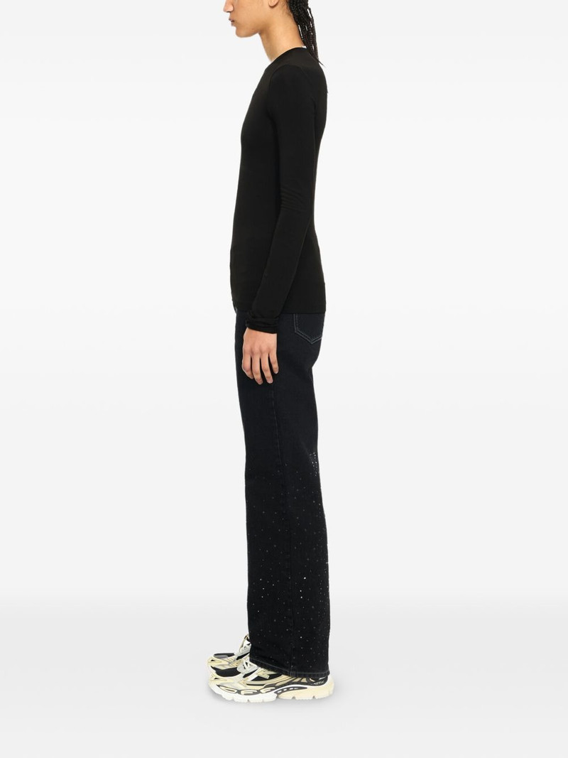 x Swarovski crystal stamp crewneck top 3