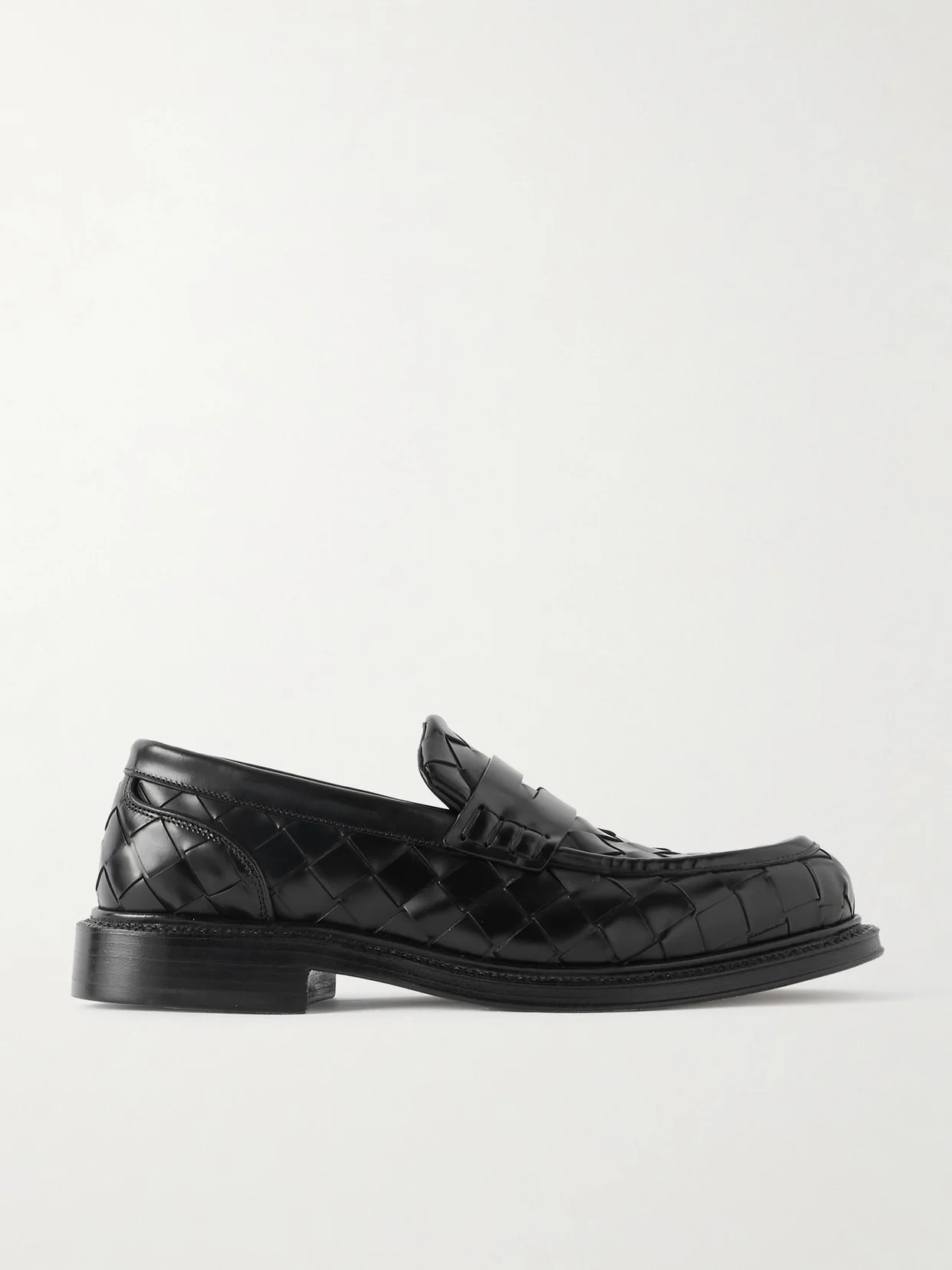 James Intrecciato Leather Loafers - 1