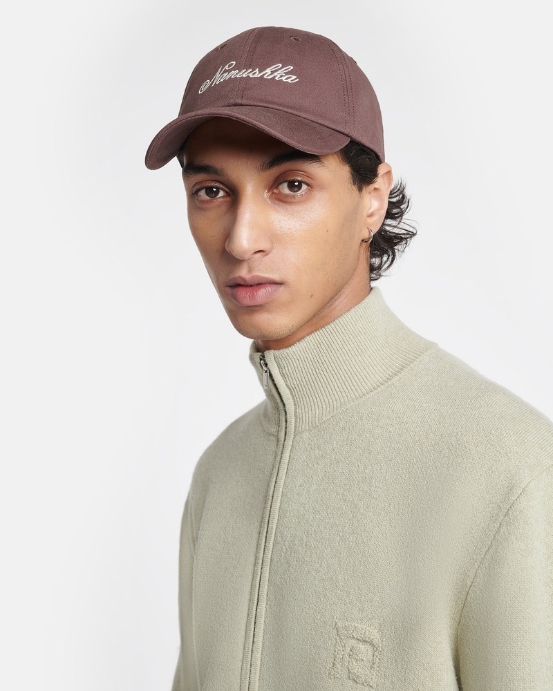 Nanushka Calligraphy Baseball Cap outlook