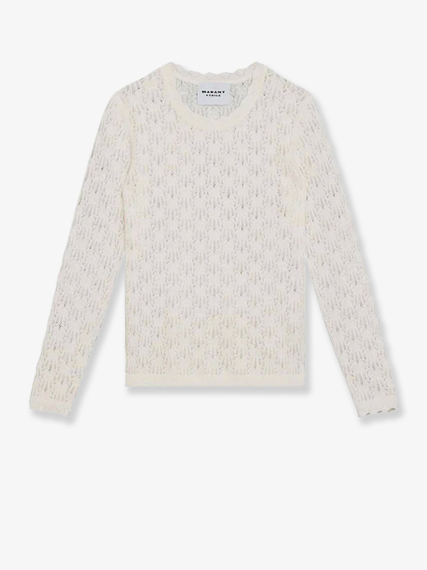 Obeline Perforated Alpaca Blend Sweater - 1