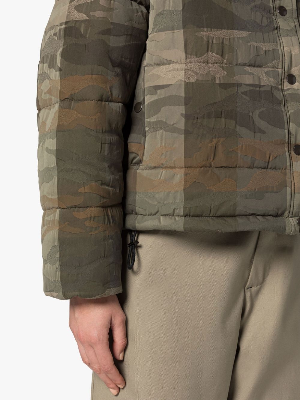 CHRISSIE MILITARY CAMO NYLON JACKET - 6